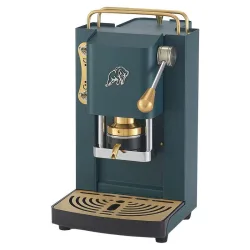 Faber MACCHINA DA CAFFE' A CIALDE PRO 3.0 ESSENTIAL BRITISH GREEN BRASS VERDE/OTTONE 8057271698704