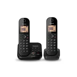 Panasonic kx-tgc422 telefono dect identificatore di chiamata nero