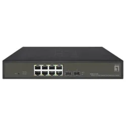 Levelone ges-2110p switch di rete gestito l2 gigabit ethernet 10-100-1000 supporto power over ethernet nero