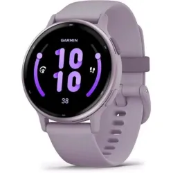 Garmin vivoactive 5 smartwatch 42mm 1.2 amoled wi-fi gps metallic orchid