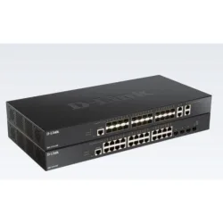 D-link dxs-1210-28s switch gestito l3 24 x 10gbase-x + 4 x 10gb ethernet montabile a rack