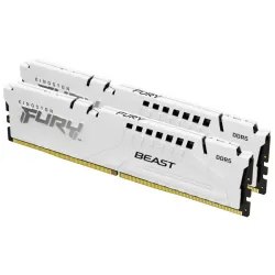 Kingston technology fury beast 32gb 6400mt/s ddr5 cl32 dimm (kit of 2) white expo