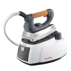 Polti pleu0186 vaporella 505 pro ferro da stiro a caldaia capacita` 0,9 litri potenza 1750 w manico in sughero bianco-nero
