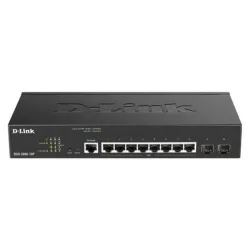 D-link dgs-2000-10p switch 8 porte poe gestito l2 l3 gigabit ethernet 10/100/1000 2 sfp nero
