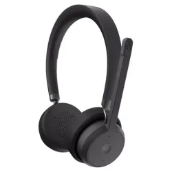Lenovo cuffie con microfono wireless voip (teams) cancellazione attiva del rumore bluetooth 5.3 nero