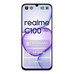 Realme c100 5g dual sim 6.8 octa core 256gb ram 4gb 5g italia purple