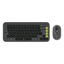 Logitech 920-013106 tastiera mouse incluso universale bluetooth qwertz tedesco grafite, verde