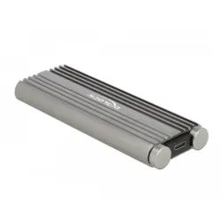 Delock 42001 contenitore di unità di archiviazione box esterno ssd argento m.2