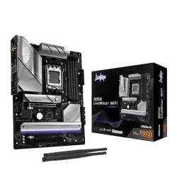 Asrock b850 livemixer wifi - motherboard - atx - socket am5 - amd b850 chipsatz - usb-c 3.2 gen 2x2, usb-c 3.2 gen2, usb