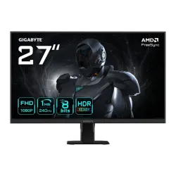 Gigabyte gs27f2 27\ monitor da gioco fhd - 1920 x 1080, 240hz, 1ms, 300 cd/m², freesync, hdr ready, hdmi 2.0, displayport 1.4