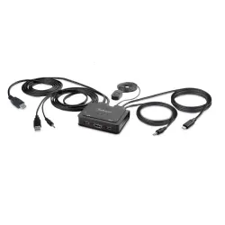 Startech.com c2-h46-uac-cbl-kvm switch per keyboard-video-mouse (kvm) nero