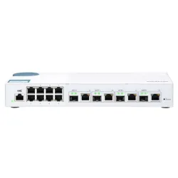 Qnap qsw-m408-4c switch di rete gestito l2 gigabit ethernet (10/100/1000) bianco
