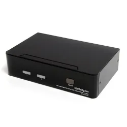 Startech.com switch kvm dvi usb 2 porte, con audio e hub usb 2.0