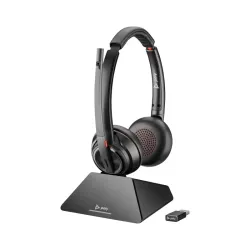 Poly Savi 8210/8220 UC, Sistema di cuffie wireless Microsoft DECT, senza fili