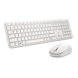 Dell pro 5 km526 set tastiera qwerty e mouse wireless 2.4ghz bianco