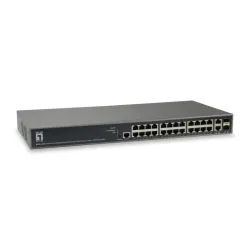 Levelone gep-2682 switch di rete gestito l3 gigabit ethernet (10/100/1000) supporto power over ethernet (poe)