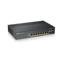 Zyxel gs1920-8hpv2 switch intelligente 8 x 10-100-1000 poe+ + 2 x combo gigabit sfp desktop