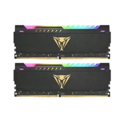 Patriot viper steel rgb black kit memoroia ram 16gb totali 2x8gb 3.600mhz tipologia ddr4 tecnologia dimm black