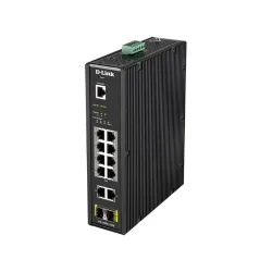 D-link dis-200g-12ps switch di rete gestito l2 gigabit ethernet (10/100/1000) nero supporto power over ethernet (poe)