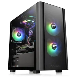 Thermaltake pc case v150-tg ca-1r1-00s1wn-00 *1ventola nera inclusa