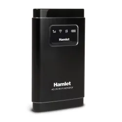 Hamlet 4g lte wi-fi hotspot permette di condividere la connessione internet 4g/3g con un massimo di 10 dispositivi wi-fi