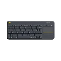 Logitech k400 plus tv tastiera casa rf wireless azerty belga nero