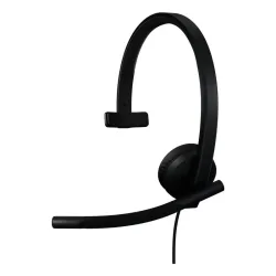 Logitech h570e auricolare cablato a padiglione ufficio usb tipo a nero
