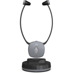 Meliconi cuffie tv easy audio cuffie tv wireless con base di ricarica