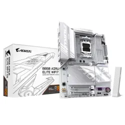 Gigabyte b850 aorus elite wifi7 ice scheda madre - cpu amd ryzen serie 9000, vrm digitale 14+2+2 fasi, fino a 8200mhz ddr5