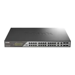 D-link dss-200g-28mpp switch di rete gestito l2 gigabit ethernet (10/100/1000) supporto power over ethernet (poe) 1u grigio