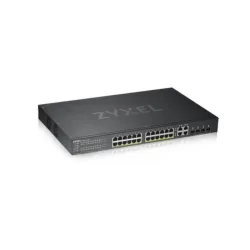 Zyxel gs1920-24hpv2 switch 24 porte gestito gigabit ethernet (10/100/1000) nero supporto power over ethernet (poe)