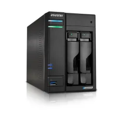 Asustor nas lockerstor 2 gen2 as6702t 2 bay ethernet nero - archiviazione di rete