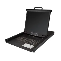 Startech.com console kvm per armadio rack a 8 porte vga con schermo lcd - 19\ - 1u