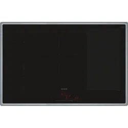 Siemens iq700 ex845hvc1e piano cottura nero da incasso 80 cm 5 fornello(i)
