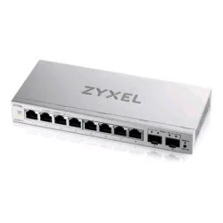 Zyxel gs1200-10v3-eu0101f switch gestito l2 - 8 porte 10/100/1000 + 2 x gigabit sfp desktop grigio