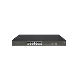 Levelone ges-2118p switch di rete gestito l2 gigabit ethernet (10/100/1000) supporto power over ethernet (poe) nero