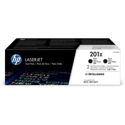 Nuove cartucce inchiostro nero HP 201X (CF400XD) confezione da 2 mai aperte HP Laserjet Pro