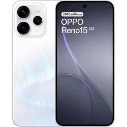 Oppo reno 15 5g dual sim ai 6.59 octa core 512gb ram 8gb 5g tim aurora white