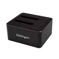 Startech.com docking station a doppio bay sata per 2x 2,5/3,5\ sata ssd/hdd - usb 3.0