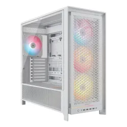 Corsair frame 5000d rs argb, midi tower, pc, weis, atx, eatx, micro atx, mini-itx, kunststoff, stahl, gehartetes glas, gaming
