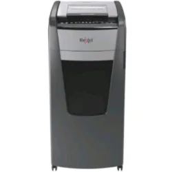 Rexel optimum autofeed+ 600x distruggidocumenti a frammento cestino 110 lt capacita` 600 fogli con rotelle grigio