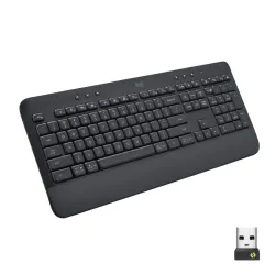 Logitech signature k650 tastiera ufficio bluetooth qwertz svizzere grafite