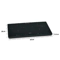 Severin dk 1033 piano cottura a induzione 2 zone 60x38x4.2 cm piano in vetroceramica display touch con timer nero