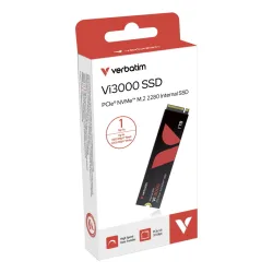 Ssd-solid state disk m.2(2280) nvme 1000gb(1tb) pcie3.0x4 verbatim vi3000 read:3100mb/s write:2200mb/s (49375)