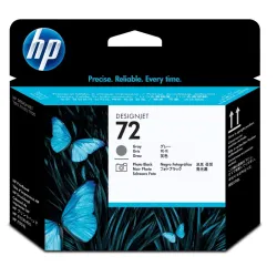 Cartuccia testina di stampa HP 72 grigio e foto nero C9380A originale Designjet T610