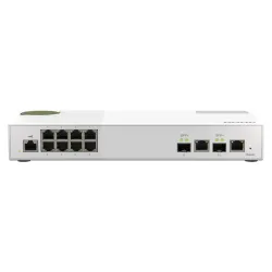 Qnap qsw-m2108-2c switch di rete gestito l2 2.5g ethernet (100/1000/2500) grigio, bianco