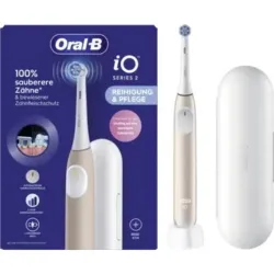 Oral-b 2 io adulto spazzolino a vibrazione rosa, bianco
