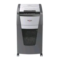 Rexel distruggidocumenti automatico a frammento 225 fogli capacita` 60 litri cestino removibile con rotelle grigio
