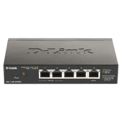 D-link dgs-1100-05pdv2 switch di rete gestito gigabit ethernet (10/100/1000) supporto power over ethernet (poe) nero