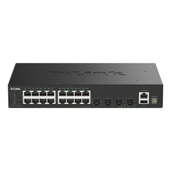 D-link dgs-1530-20/e switch di rete gestito l2 gigabit ethernet (10/100/1000) nero